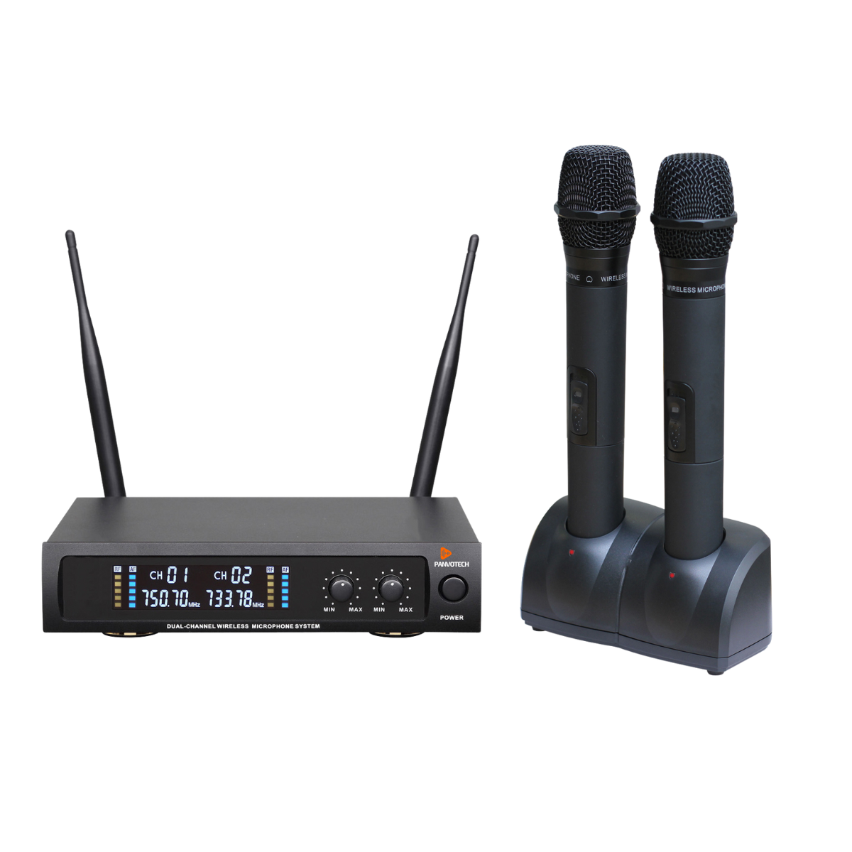 Professional Rechargeable Wireless Microphone with Chargeable For Transmitters