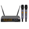Professional UHF Dual Wireless Microphone System For Stage Performance