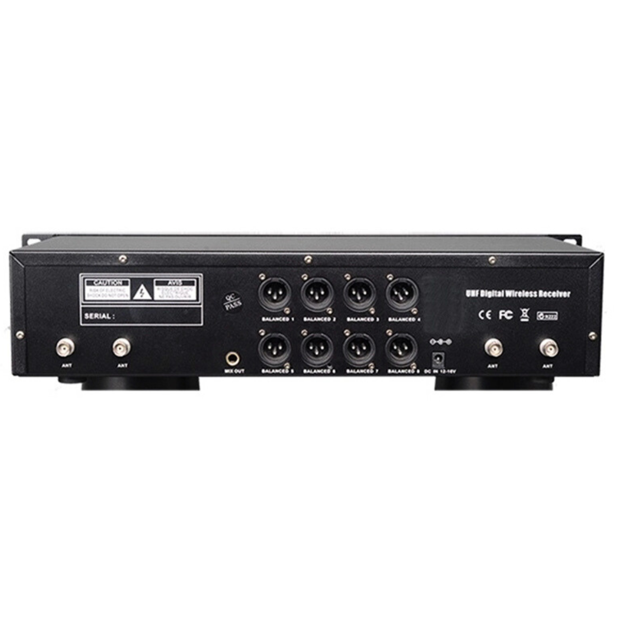 Panvotech 8-Channel Wireless Microphone For Stage Choir & Church Service PU-8002