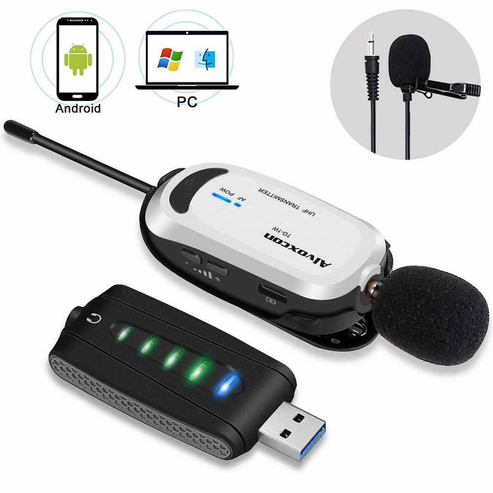 Wireless USB  Lavalier Microphone