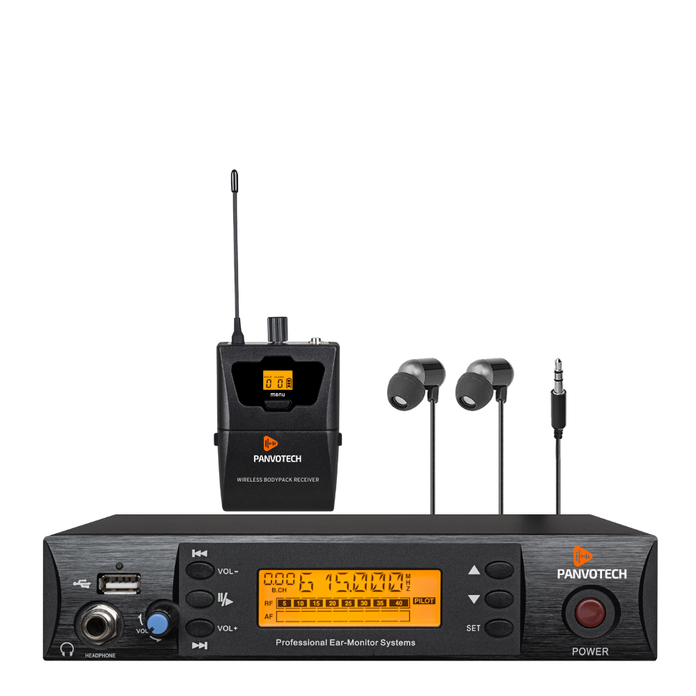 Wireless In-ear Monitor with Headphone Monitor WIEM-600