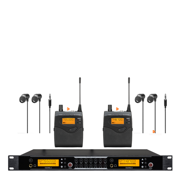 Pro Dual Channel Stage Performance Professional Wireless In Ear Monitor