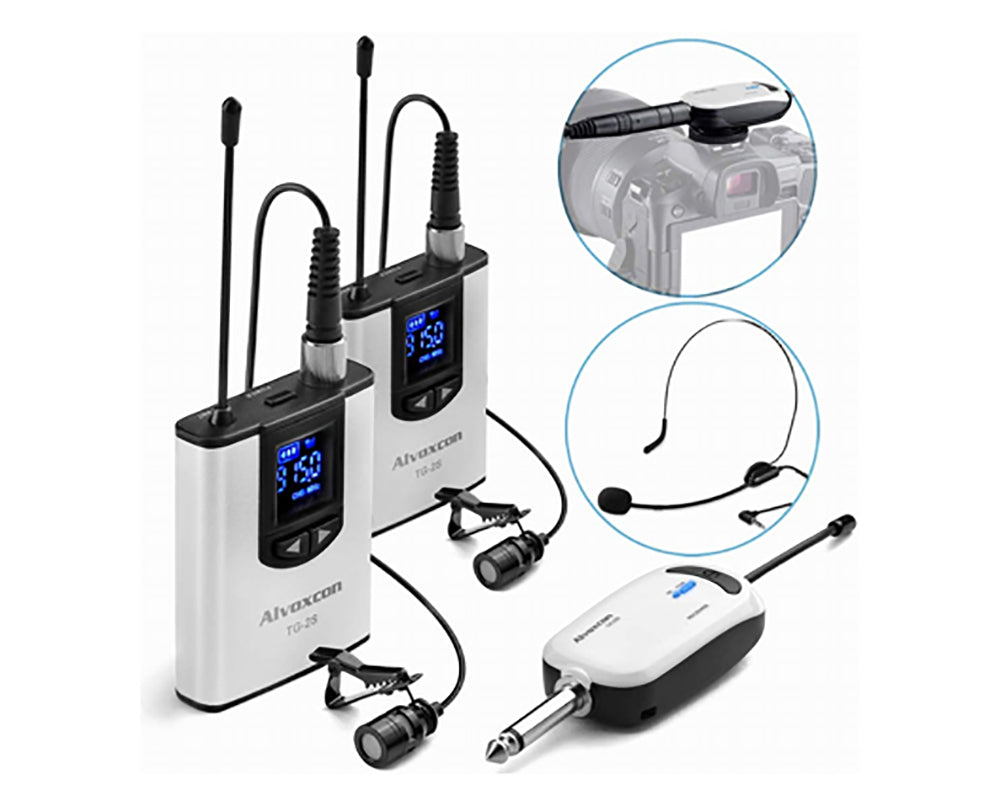 Dual Wireless Lapel Microphone